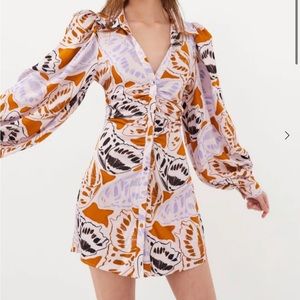 For Love & Lemons Esmeralda Mini Dress Size S